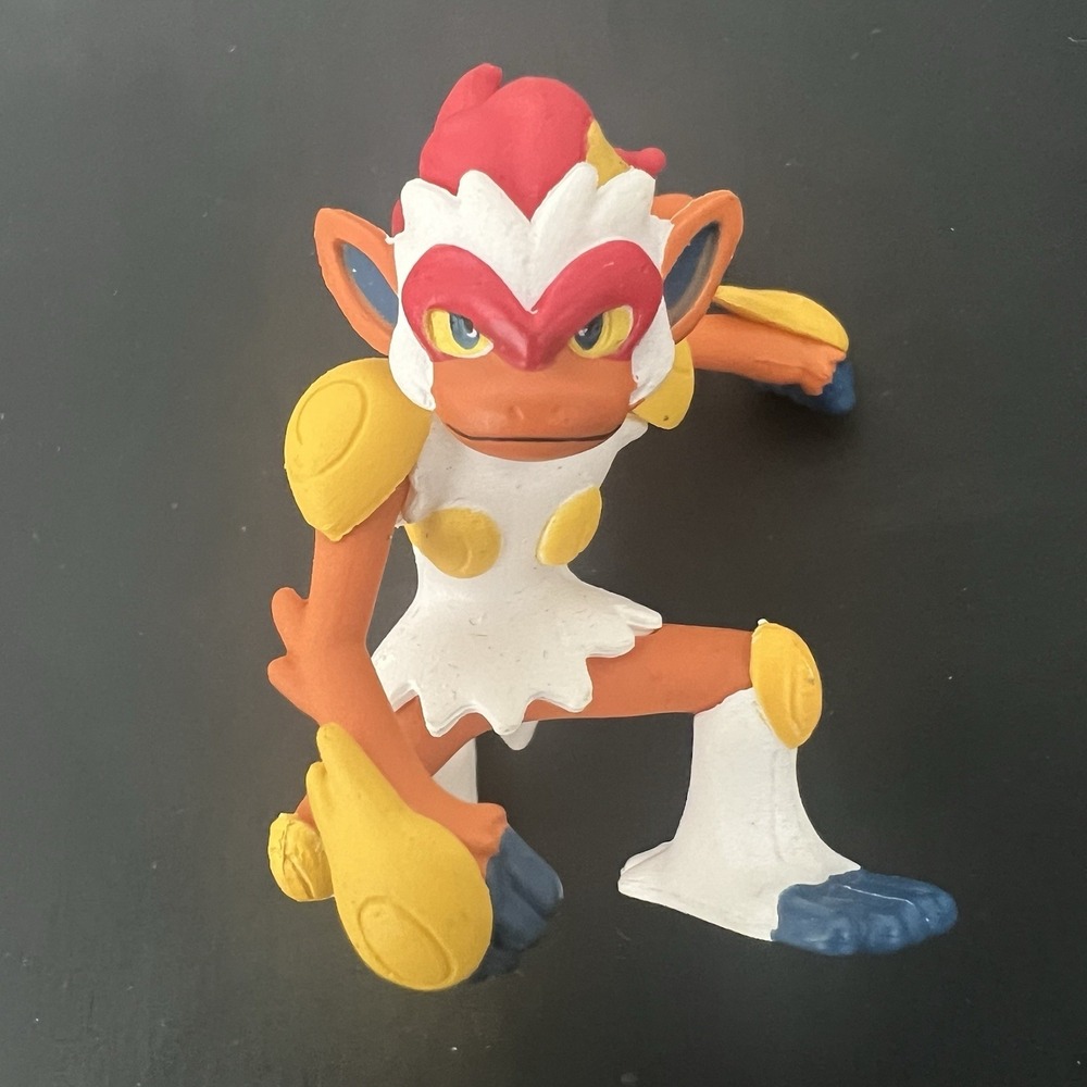 Pokemon Infernape 2" TOMY T-Arts PVC Figure Nintendo Diamond Pearl Loose